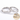 Anillos de pareja en tono plateado grabados con Love You y Forever