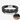 Black braided leather bracelet with silver-tone clasp and custom engraved plate reading DON'T LET THE HARD DAYS WIN