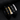 Pulseras de cuero trenzado negro con placas doradas y plateadas grabadas con DON'T LET THE HARD DAYS WIN
