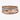 Multilayer brown and beige strand bracelet with leaf-shaped beads and gold-tone clasp on light background