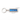 Blue rectangular keychain dimensions 4.5 cm 1.77 in long and 1.7 cm 0.67 in wide