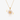 gold-tone rotatable sunflower pendant necklace with cubic zirconia petals and rotation arrows
