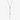 Silver-tone adjustable slider chain necklace with a cube slider and two ball ends on a white background