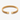 Pulsera abierta en C de malla en tono dorado con grabado de muestra Customize Text en un extremo