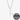 Collar con colgante de cruz en tono plata y cadena de eslabones sobre fondo claro, con indicación de texto personalizable