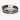 Pulsera negra multicapa de cuero PU con dije infinito dorado sobre fondo blanco