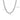 rope chain necklace size diagram, 6mm (0.24in) chain width, 60cm (23.6in) length
